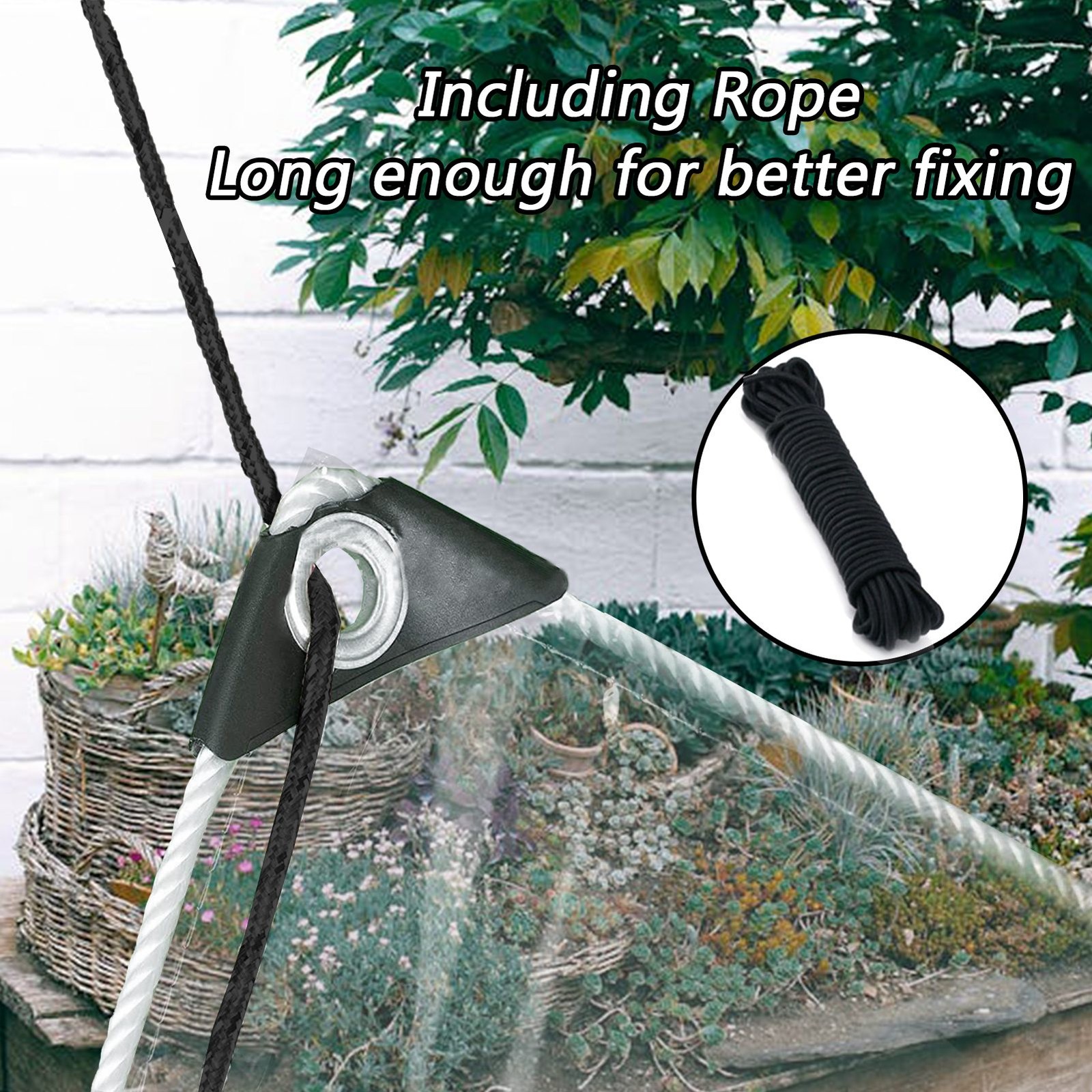 Transparent Rain Tarpaulin Thickened Windproof Rainproof Tarp Multipurpose Rainp