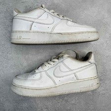 Size 6Y - Nike Air Force 1 Low LE Triple White GS  pre-owned SIZE 6Y DH2920-1