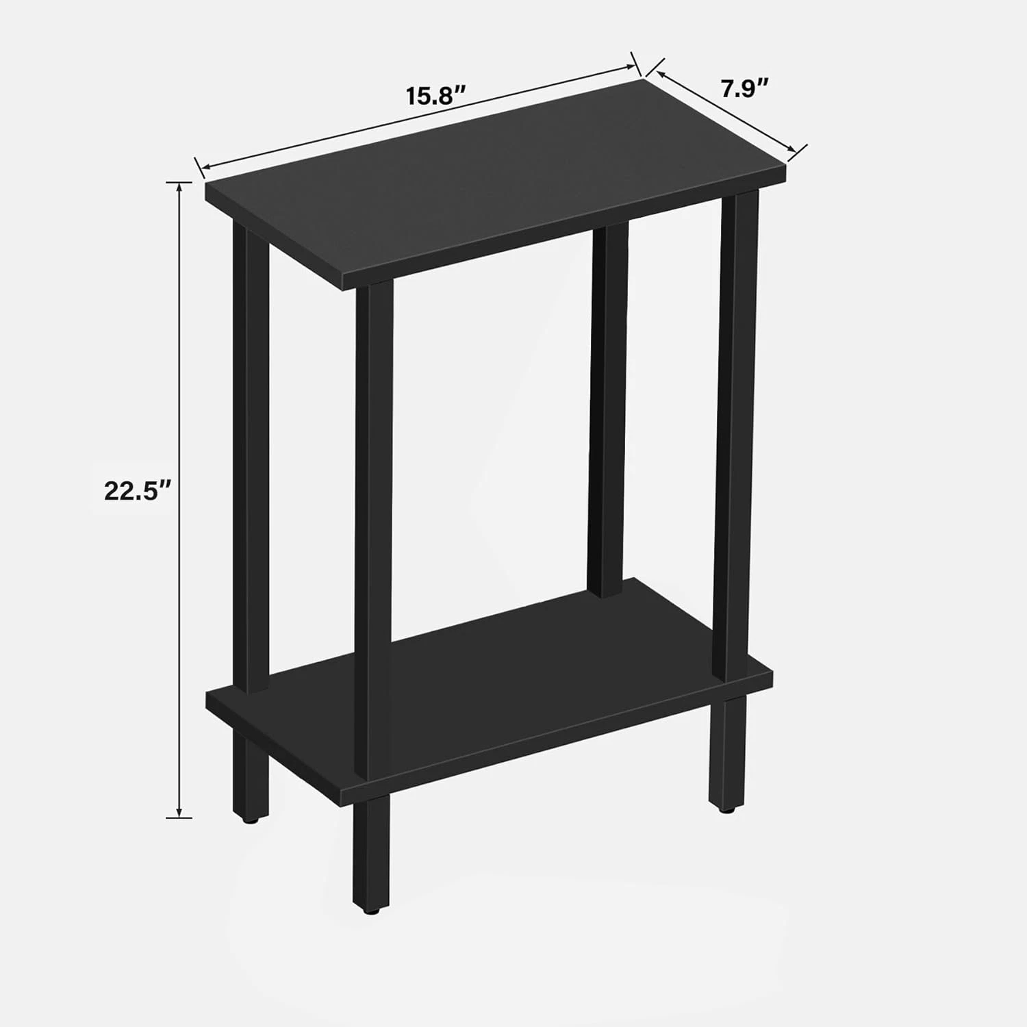 Small Side Table, Narrow End Table, Skinny Sofa Table, Slim Nightstand, Couch Ta