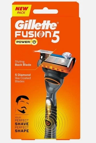 Gillette Fusion Power Razor Handle with 1 Cartridge, Battery Operated