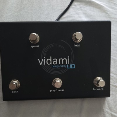 Vidami UD Hands Free Video Loop / Slow / Playback Control Pedal Youtube  Videos