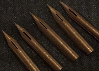 R. Esterbrook No. 356 Dip Pen Nibs   Vintage USA   Estate Find   Lot of 5