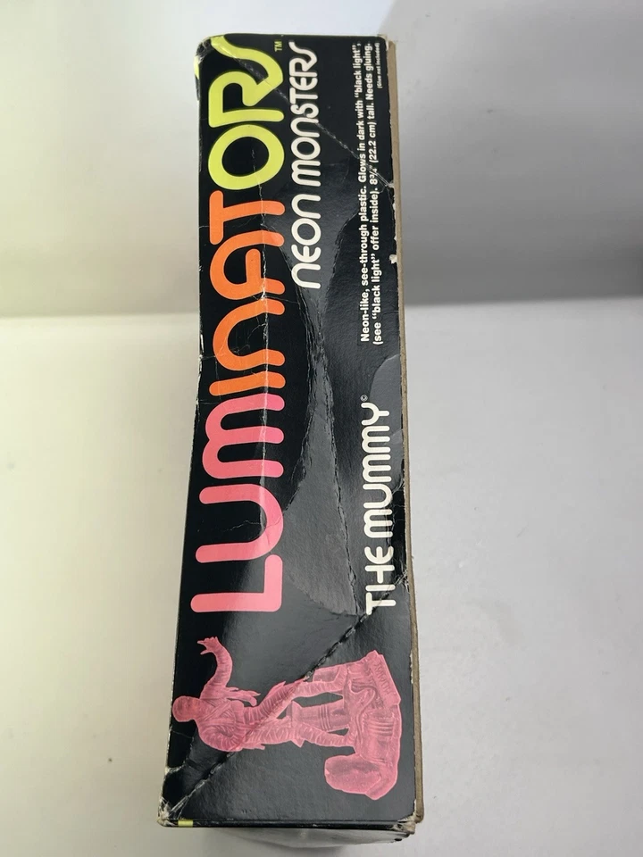 1991 MONOGRAM LUMINATORS  THE MUMMY #1622 Box with Paperwork and sprues - Image 4 of 4