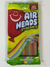 🍭Airheads Xtremes Candy, Rainbow Berry, Fresh 4.5 oz Bag of Air Heads Extremes