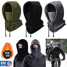 Winter Fleece Balaclava Ski Mask Fleece Hood Hat Cold Weather for Men Women Gift
