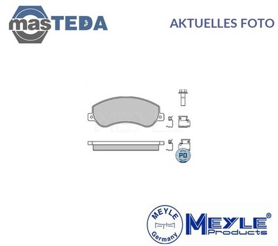 025 244 8419/PD SATZ BREMSBELÄGE BREMSKLÖTZE VORNE MEYLE NEU OE QUALITÄT