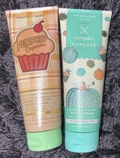 Bath  Body Works X2 Pumpkin Cupcake Body Creams Discontinued 2021  2022 New