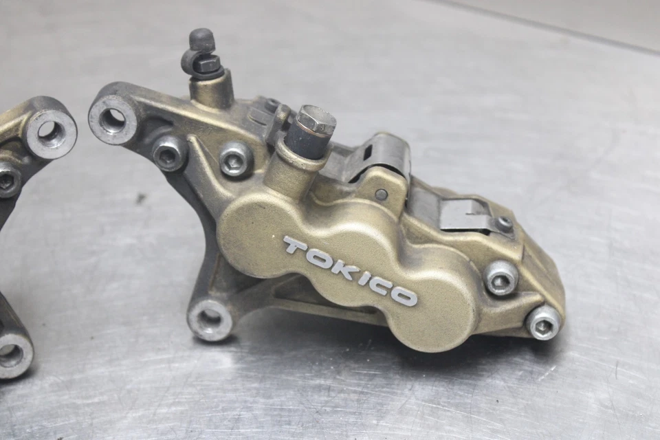 02-05 KAWASAKI NINJA ZX12R RIGHT LEFT FRONT BRAKE CALIPER SET PAIR CALIPERS Foto 4 de 4