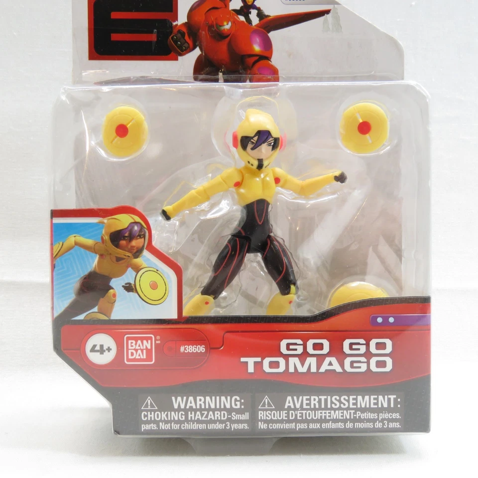 Figura de acción Disney Big Hero 6 2015 Bandai 4" Go Go Tomago nueva en paquete Foto 2 de 4