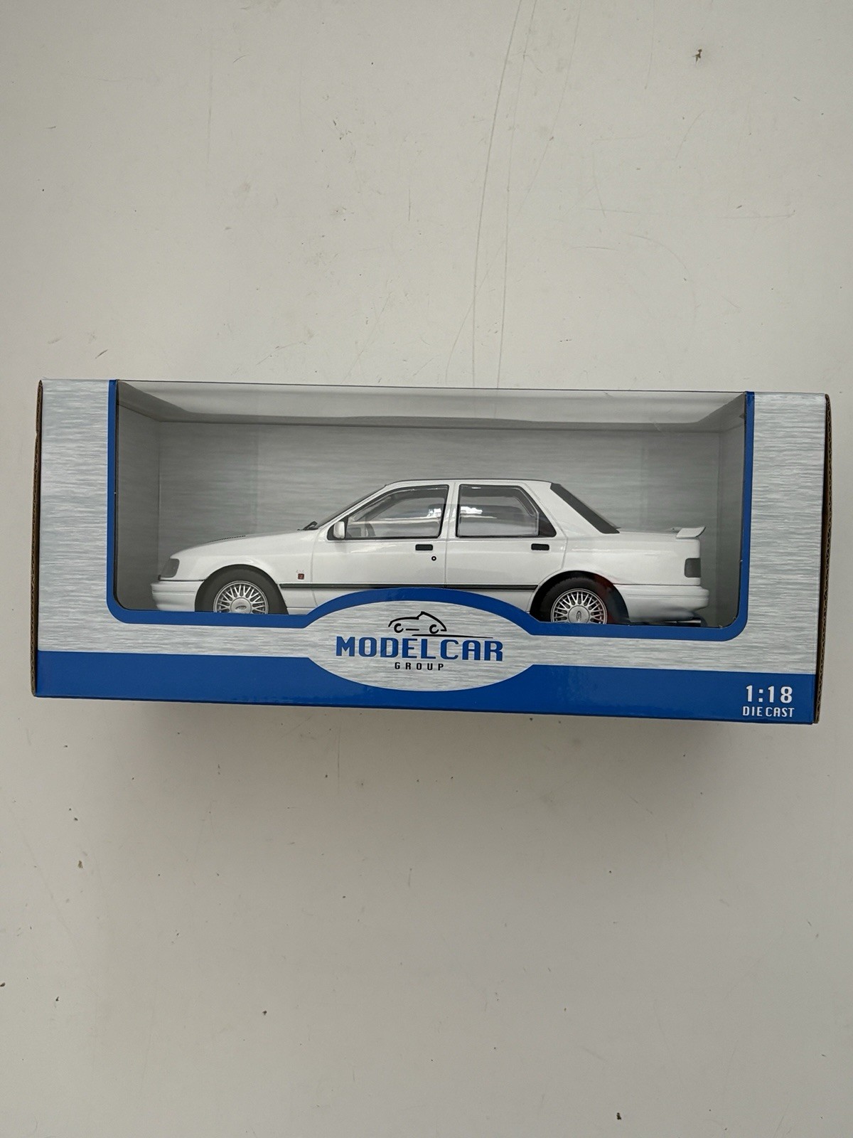 Model Car Group 1/18 Scale MCG18353  Ford Sierra RS Cosworth 4x4 White