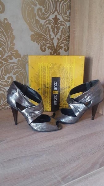 Women Baldinini Heels Silver 39