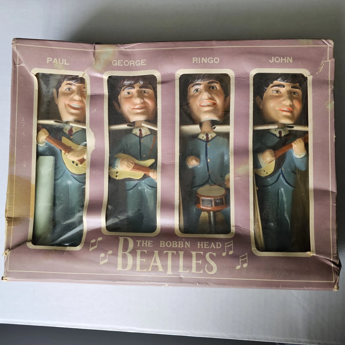 ヒ*デ様 1964`sビートルズ バブルヘッドフィギュアセット Beatles Bobblehead for sale | eBay