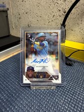 Andruw Monasterio Rookie Auto 2023 Topps Chrome Baseball Brewers Red Sox
