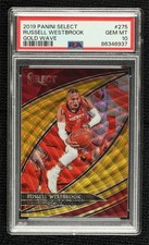 2019 Select Courtside Tmall Gold Wave Prizm Russell Westbrook PSA 10 GEM MT 00ur