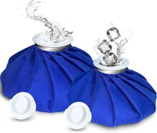 2 PCS Ice Pack, 11In & 9In Reusable Ice Bags for Injuries