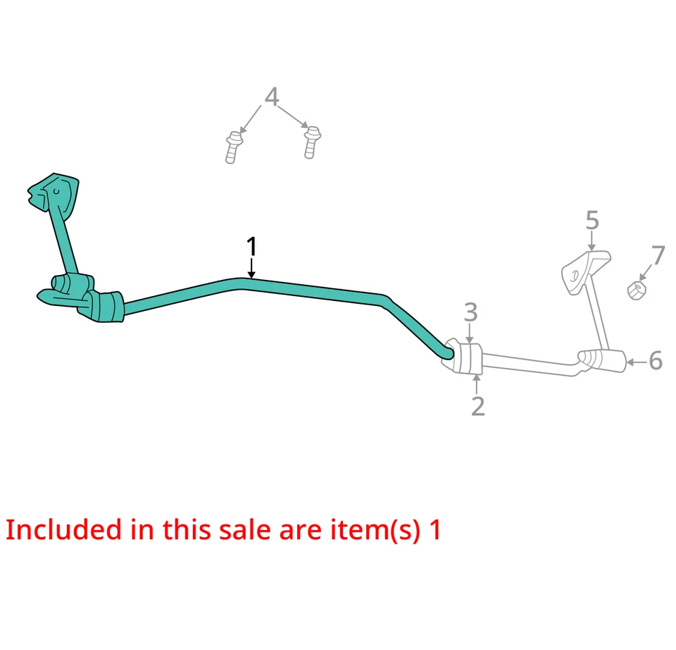 Dodge Dakota 2006 4x4 barra estabilizadora trasera fabricante de equipos originales 112 k millas - LKQ423474012 Foto 4 de 4