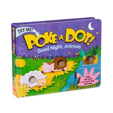 Melissa Doug Children's Book - Poke-a-Dot: Goodnight, Animals Board Book ...