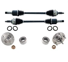 Front Cv Shaft Axles & Wheel Hubs Bearings for Subaru Forester 03-08 2.5L EJ253