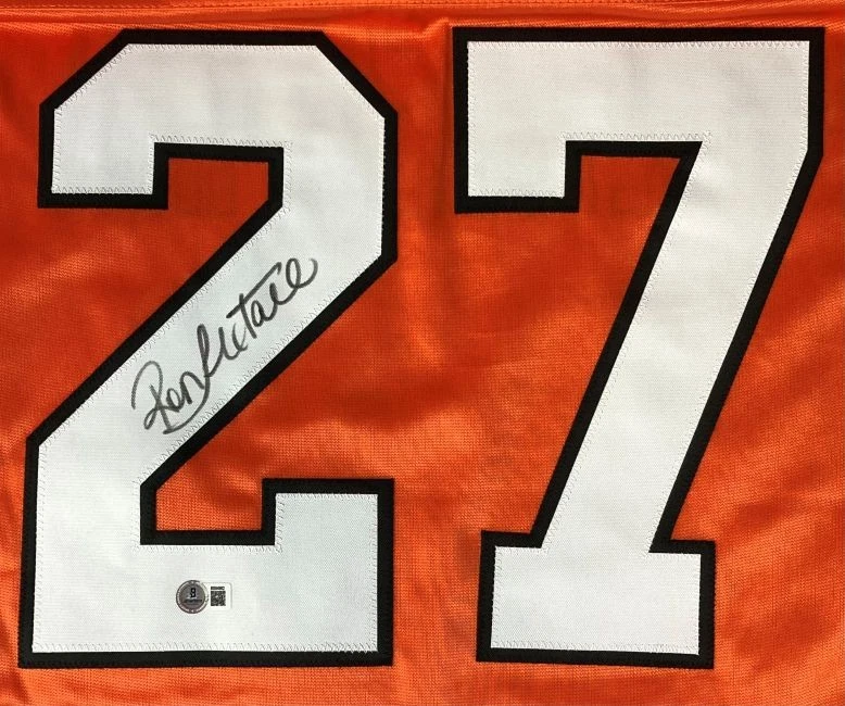 Ron Hextall Philadelphia Signed Orange Hockey Jersey BAS - Image 2 of 3