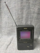 RCA 16-3053 Portable 2in LCD Color TV Black 480i | Works Great