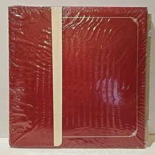 CREATIVE MEMORIES Red with Silver Trim Old Style 12 x 12 Album Coverset