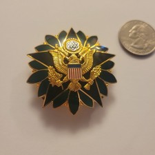 Genuine U.S. ARMY IDENTIFICATION DRESS BADGE: GENERAL STAFF Badge Pin