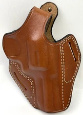 Leather Belt Holster Fits Taurus Right Hand Brown