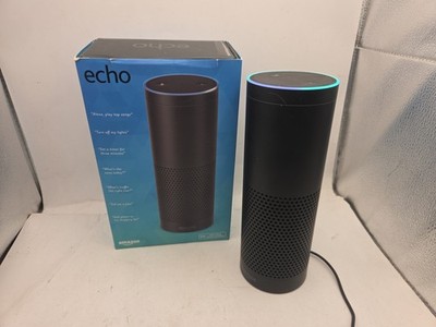 Amazon Echo 1st Generation SK705DI Smart Speaker w/ Alexa - Black Works Tested