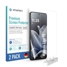 2x TPU Schutzfolie Klar für Motorola Edge 70 Displayschutz Panzerfolie Folie