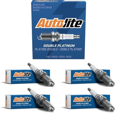 (4 PACK) Autolite APP5426 Double Platinum Automotive Replacement Spark Plugs