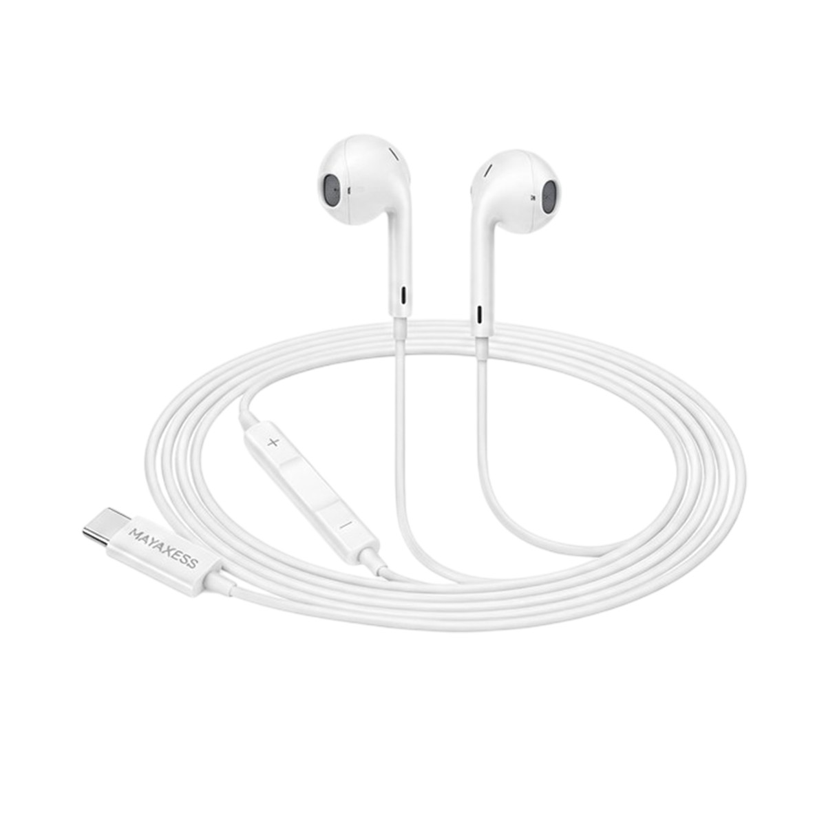 Écouteurs filaires USB-C avec micro pour smartphone et tablette Android port Type C