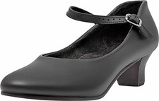 LINODES 1.5 INCH HEEL CHARACTER SHOE - SIZE: WOMEN 10 - BLACK