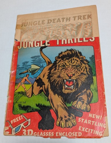 LB Cole 3-Dimension Jungle Thrills No. 1 Comic Book 1953