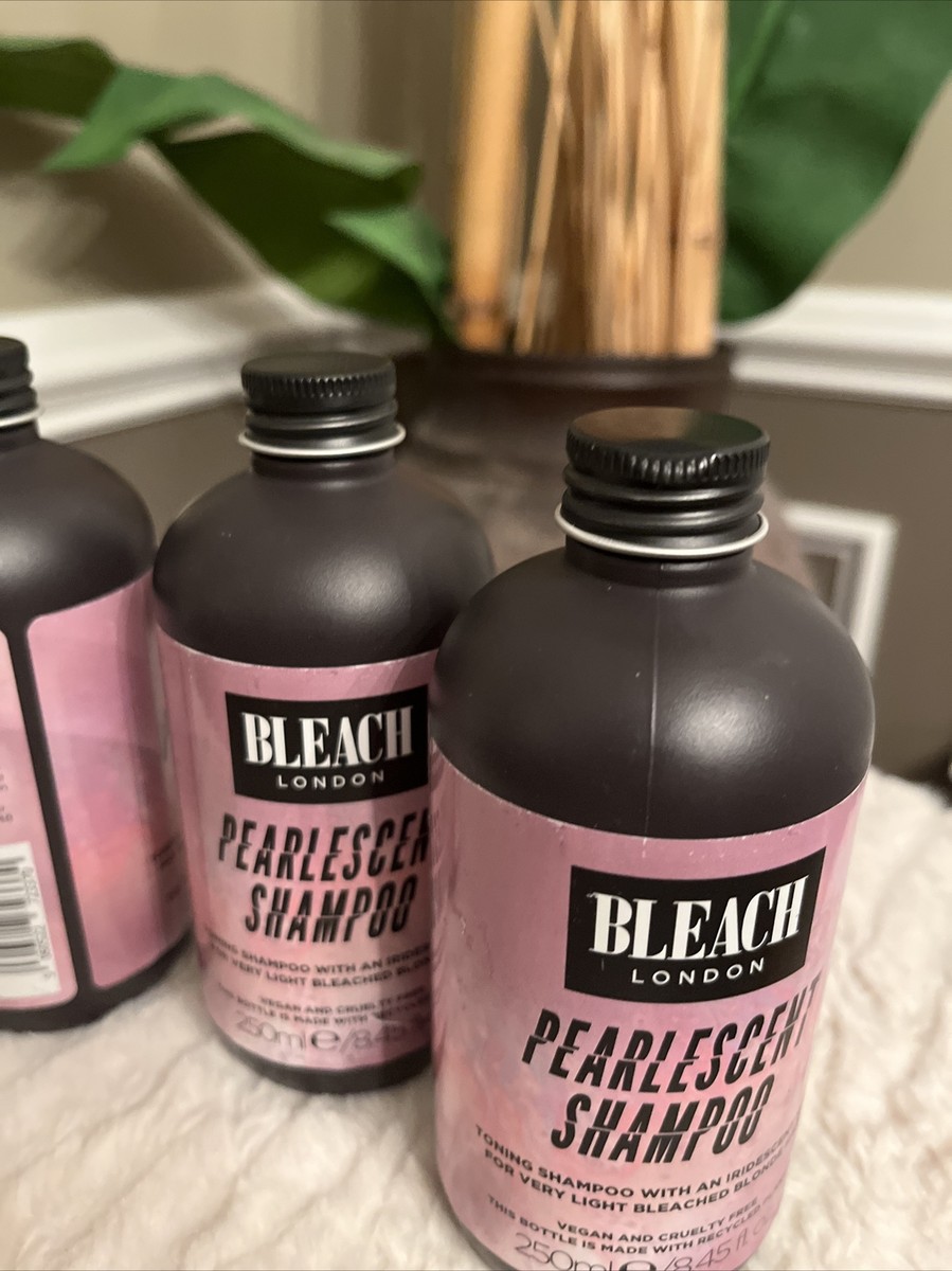 BLEACH LONDON Pearlescent Shampoo High Pigmented 8.45 fl oz Lot Of
