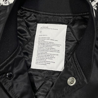 WTAPS TEAM JACKET NYLON TWILL 2017 | eBay WTAPS TEAM JACKET NYLON TWILL 2017 | eBay