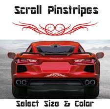Scroll Pinstripe Decal Truck Car Motorcycle Atv Toolbox More - Wgn10 Scroll Pinstripe Decal Truck Car Motorcycle Atv Toolbox More - Wgn10