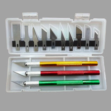 Präzisionsmesser Bastelmesser Schnitzmesser Skalpellmesser Modellbau Messer Set
