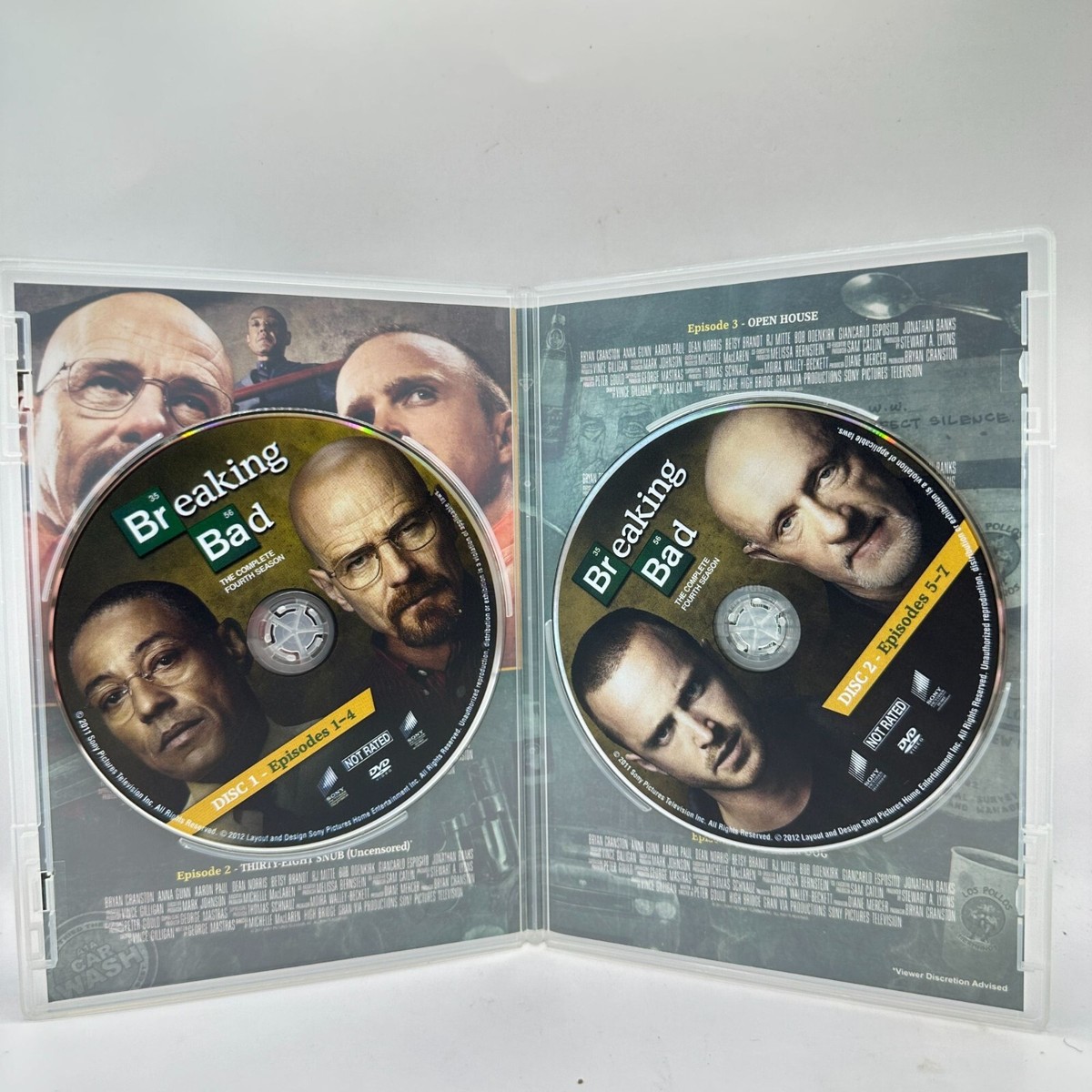 Breaking Bad Complete Fourth Season DVD Box Set Not Rated
