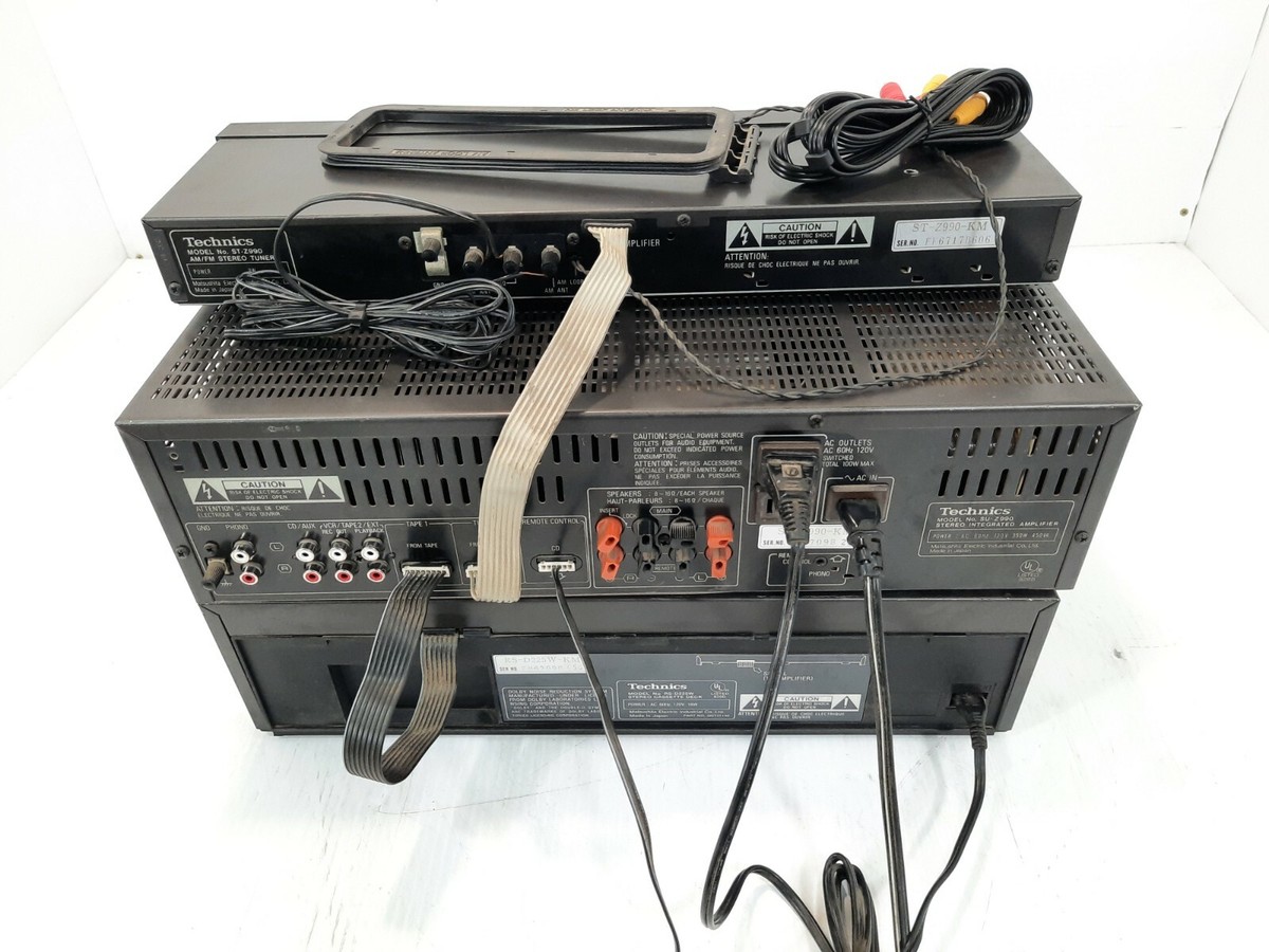 Technics System RS-D225W SH-Z500 ST-Z500 Amplifier Tuner Deck W