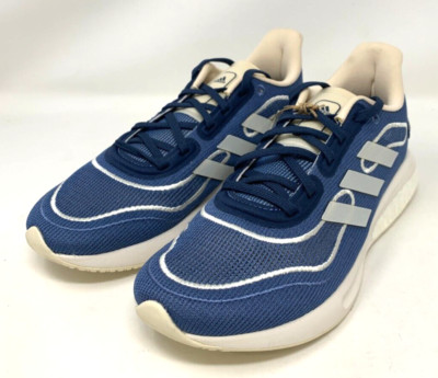 NEW NO BOX adidas Women's Supernova Shoes, Blue/Off White, 6.5 US