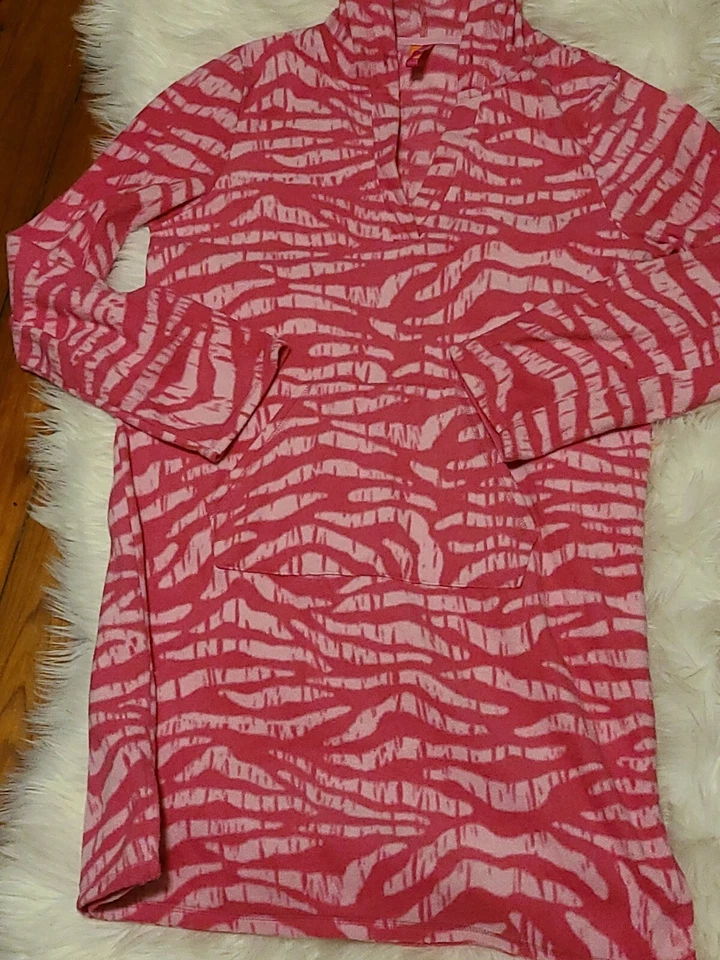 Pijama Jenni by Jennifer Moore rosa estampado de cebra ropa de dormir ~ talla pequeña Foto 2 de 4