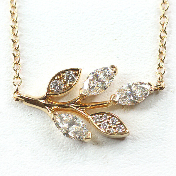 TIFFANY & Co. victoria Necklace Diamond K18RG P0024872 | eBay