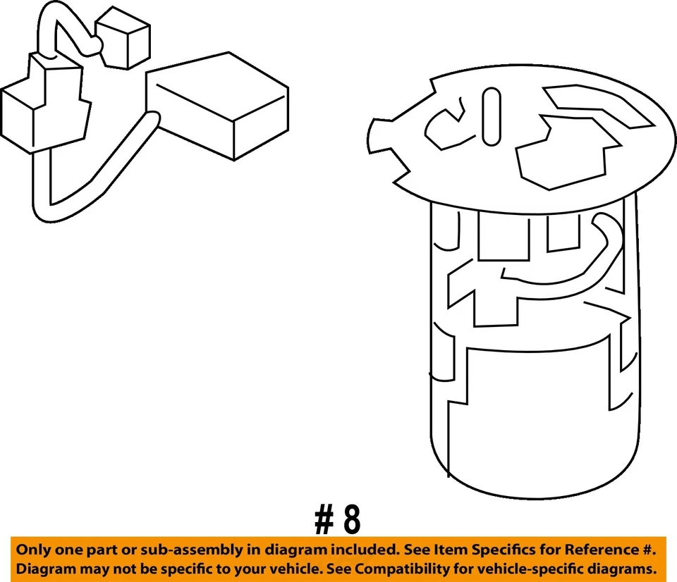 Fuel Pump Assembly 2.5L 4 Cylinder FWD Tank Mounted OEM 2019 2023 Nissan Altima Foto 4 de 4