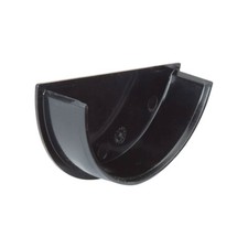 Half Round 112mm Guttering & 68mm Down pipe Fittings | BLACK / WHITE | FREE SHIP