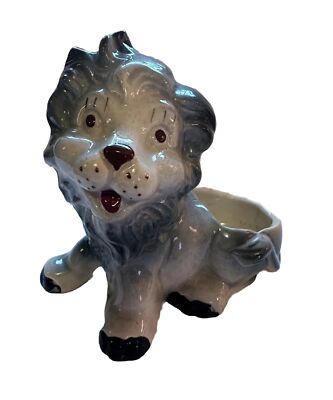 Vintage Sweet Baby Leo Lion Planter And  Pink AVON Bracelet,  Gift Set W/ Card 