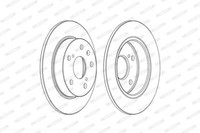 2X Ferodo DDF2493C Bremsscheibe FüR Suzuki