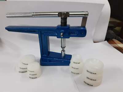 Watch Glass and Back Case Fitting Machine with 12 Nylon Dies Watch ...