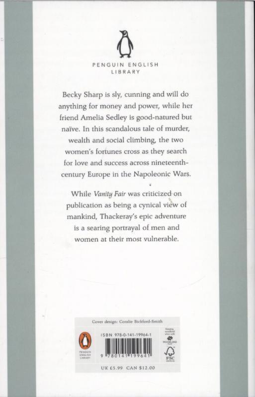 Thumbnail - Vanity Fair | William Makepeace Thackeray | Englisch