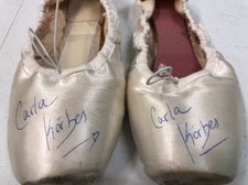 Carla Korbes Autographed Used Worn Pointe Shoes Ballet Professional Ballerina