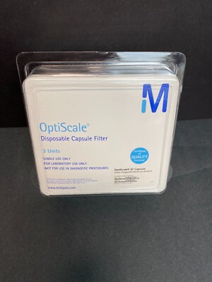 Millipore Capsule Filter OptiScale 47 Total of 3 Filters